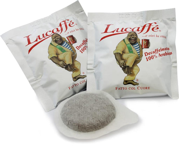 lucaffe decaf paper pod 6.5gr