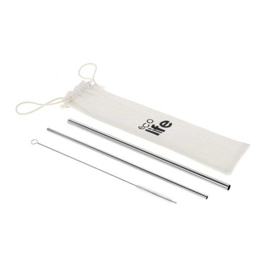 ecolife ανοξειδωτα καλαμακια