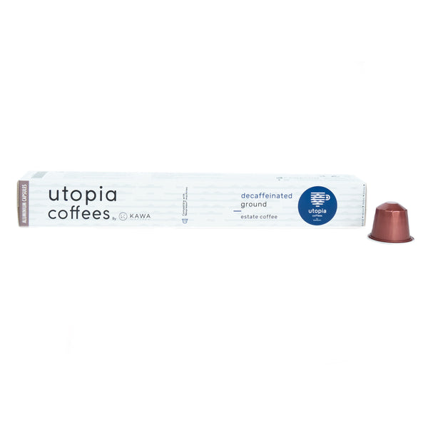 utopia espresso decaffeinated 10tem. (κάψουλες συμβατές με μηχανές nespresso®)