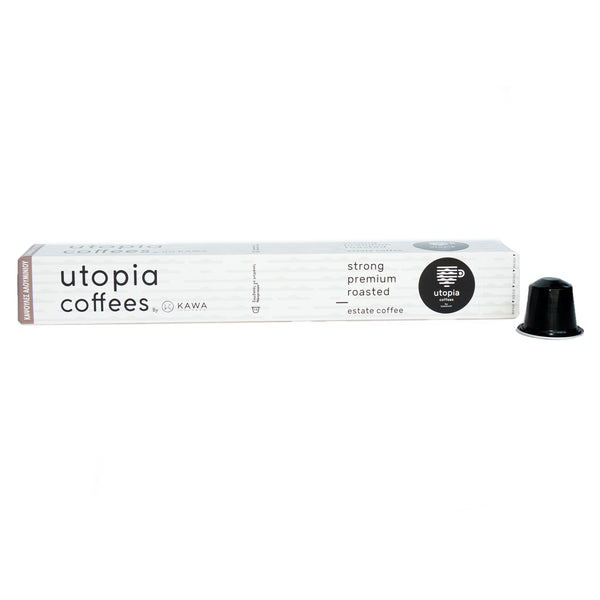 utopia espresso strong 10tem. (κάψουλες συμβατές με μηχανές nespresso®)