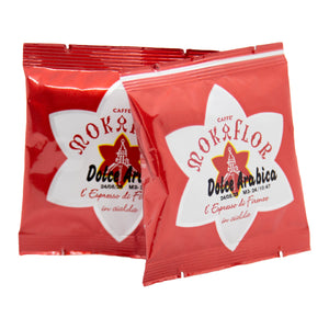 mokaflor dolce arabica e.s.e pods 25αδα