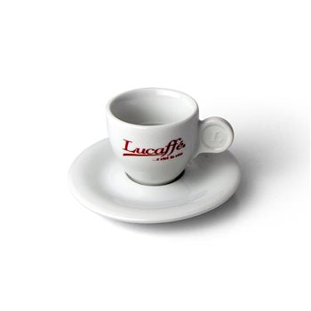 lucaffe cup collection λευκο-κοκκινο