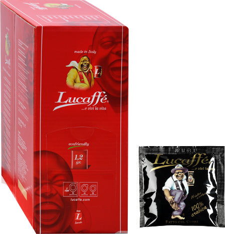lucaffe mr exclusive 100% arabica e.s.e pods κουτι 150τεμ