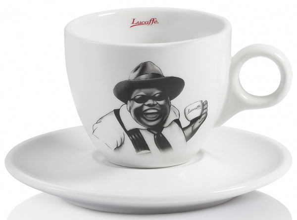 lucaffe cup collection μαυρο cappuccino